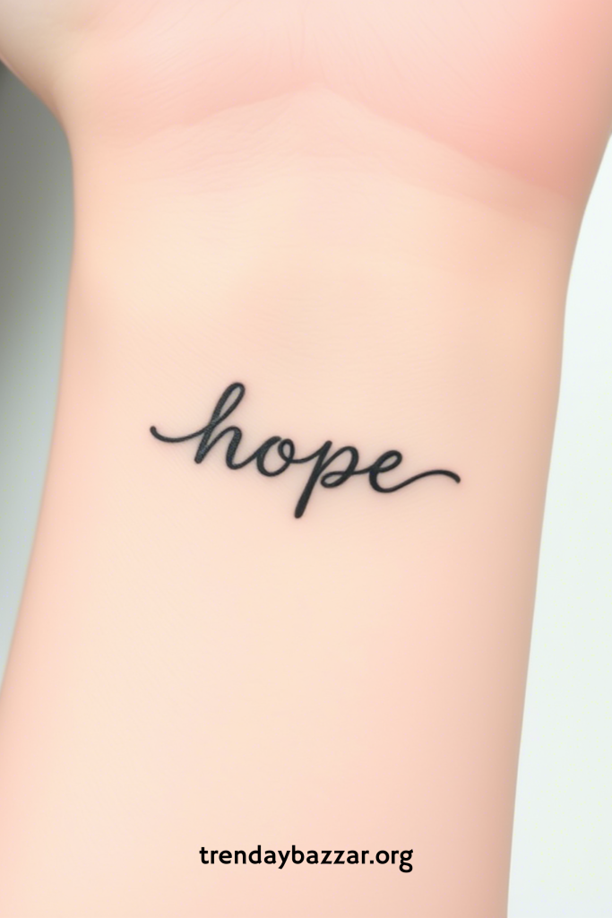 wrist tattoo