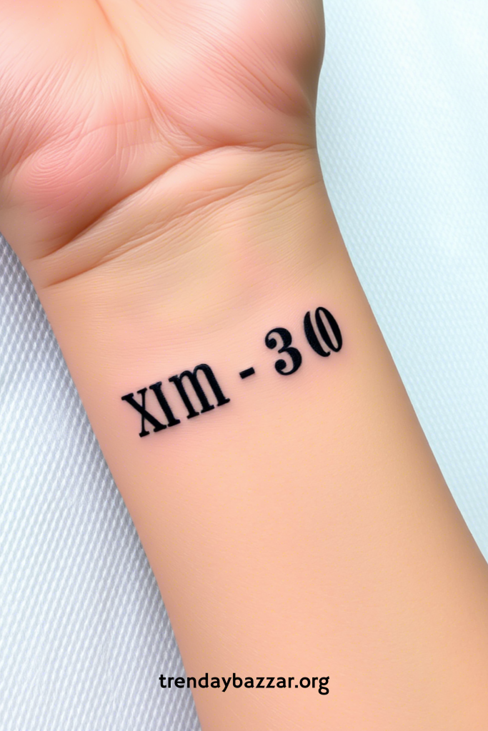 wrist tattoo