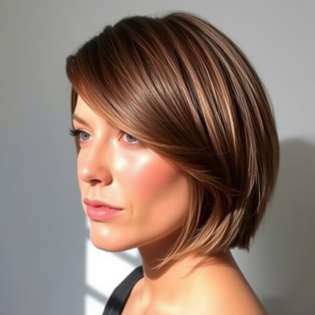 Medium-Length Hair with Face-Framing Layers