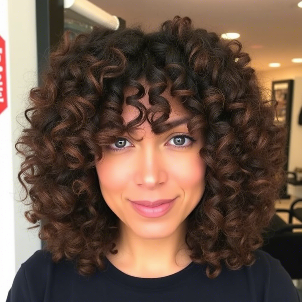  Shoulder-Length Curls