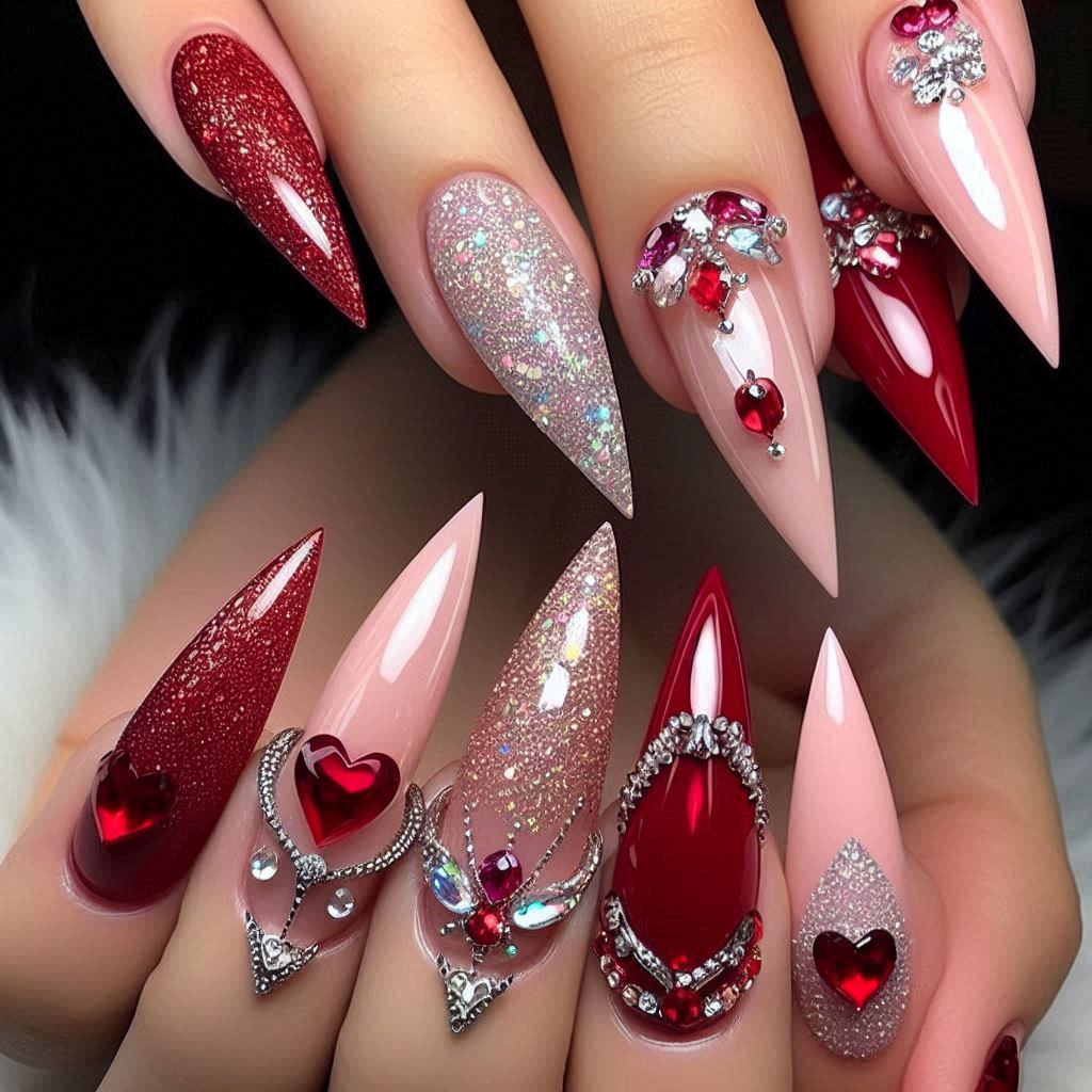 Valentine's Day Nails