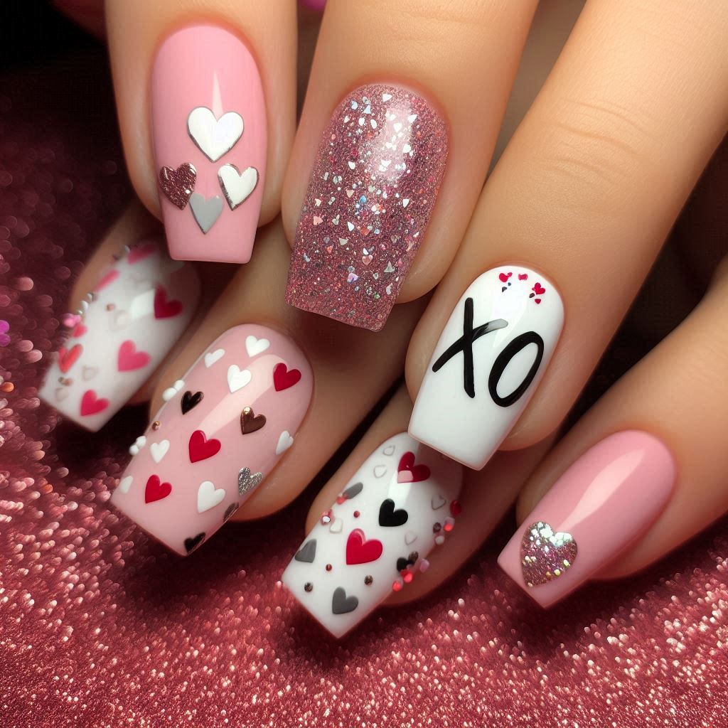 Valentine's Day Nails