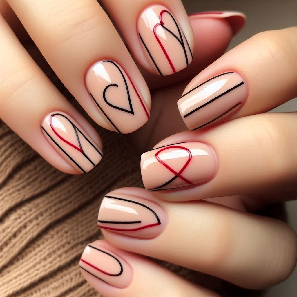 Valentine's Day Nails