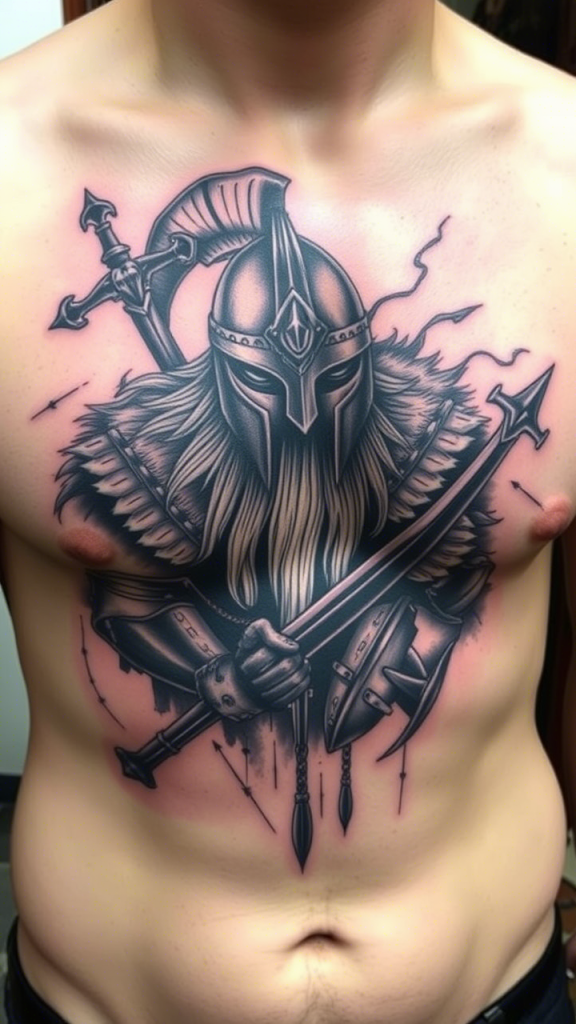 Chest Tattoo