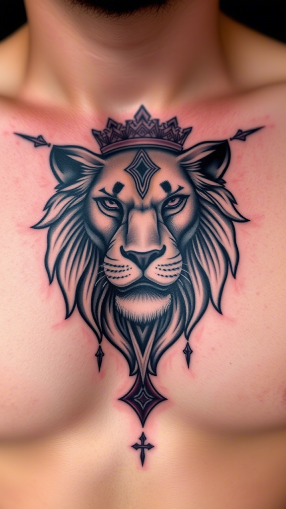 Chest Tattoo 
