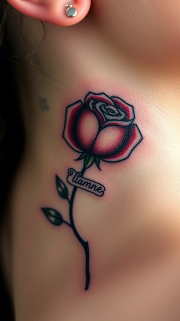Neck Tattoo