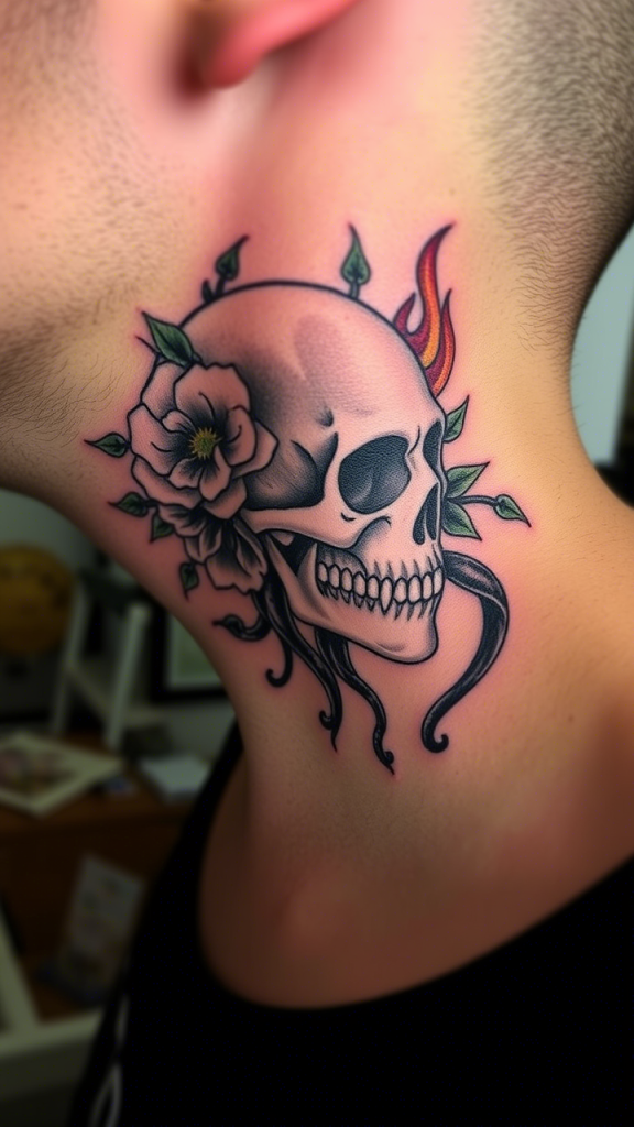 Neck Tattoo