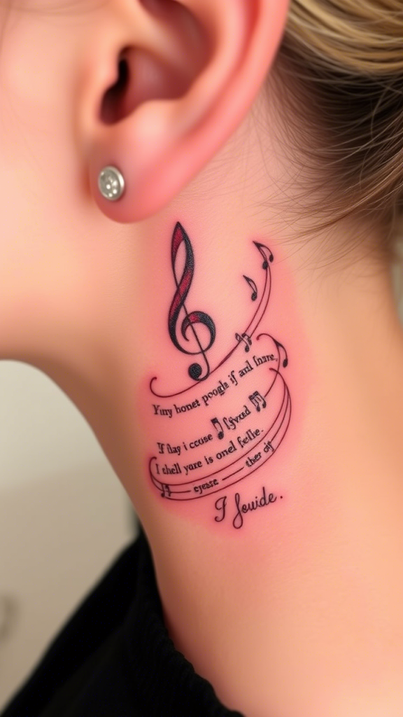 Neck Tattoo