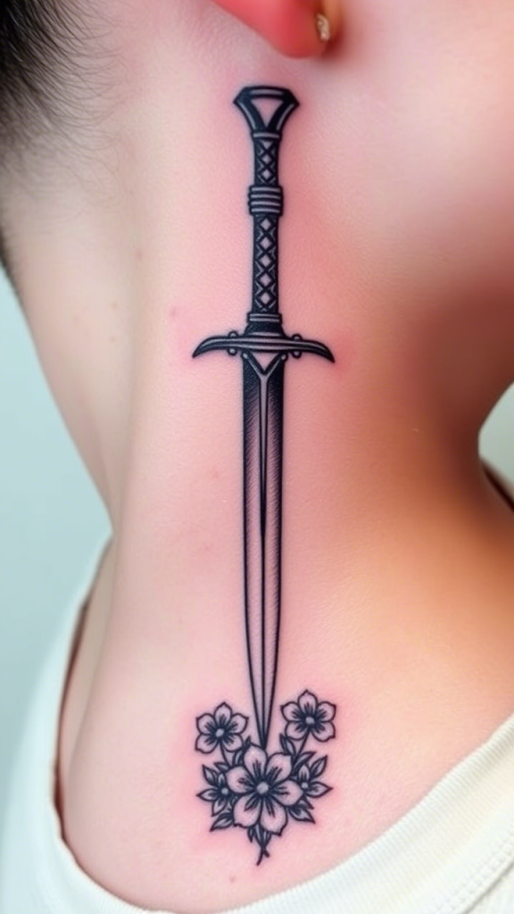 Neck Tattoo
