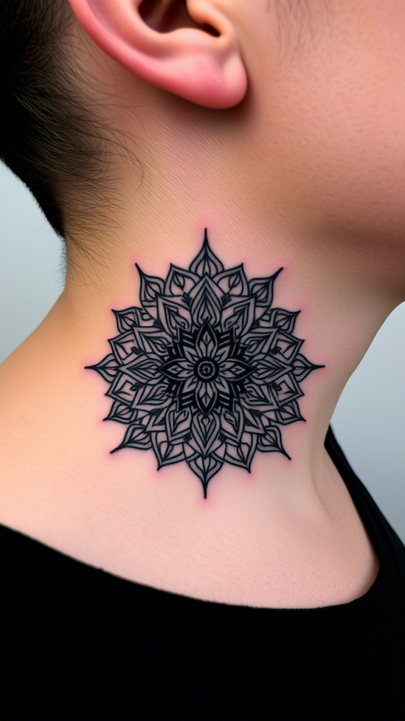 Neck Tattoo