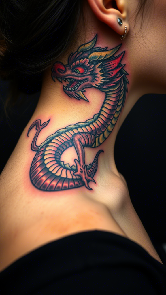 Neck Tattoo