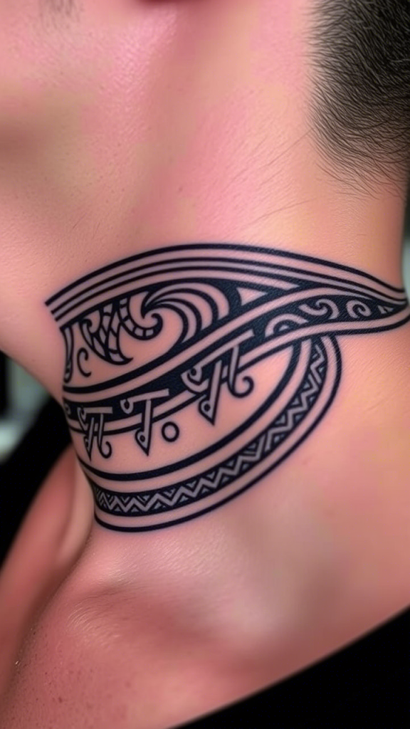 Neck Tattoo